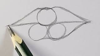 ✓ Pencil Drawings For Beginners - How to Draw Lips step by step - Easy Art  - thptnganamst.edu.vn