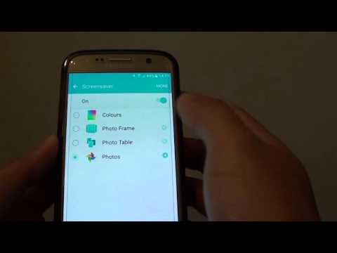 Samsung Galaxy S7: How to Enable / Disable Screen Saver