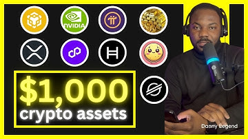 How to split $1,000 into different crypto assets