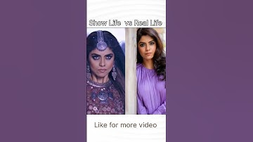 Show Life vs Real Life#reallife #naagin