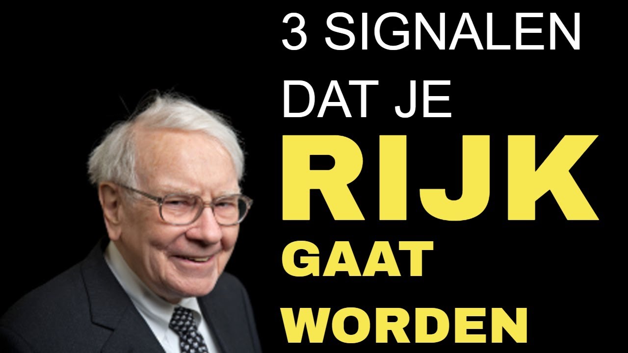 3 Signalen Dat Je Op Een Dag Rijk Wordt