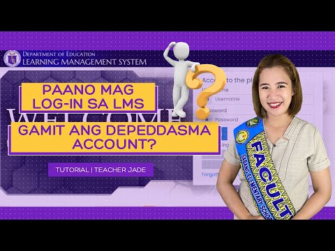 HOW TO LOG-IN IN LMS USING DEPED DASMA ACCOUNT? FOR ODL LEARNERS | Teacher Jade