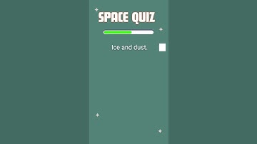 What is a Comets Nucleus made of #quiz #facts #education #knowledge#space #universe