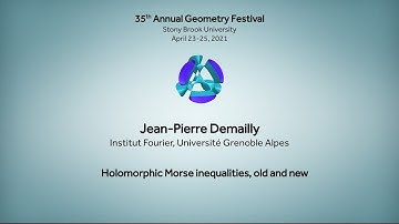 Holomorphic Morse inequalities, old and new - Jean-Pierre Demailly