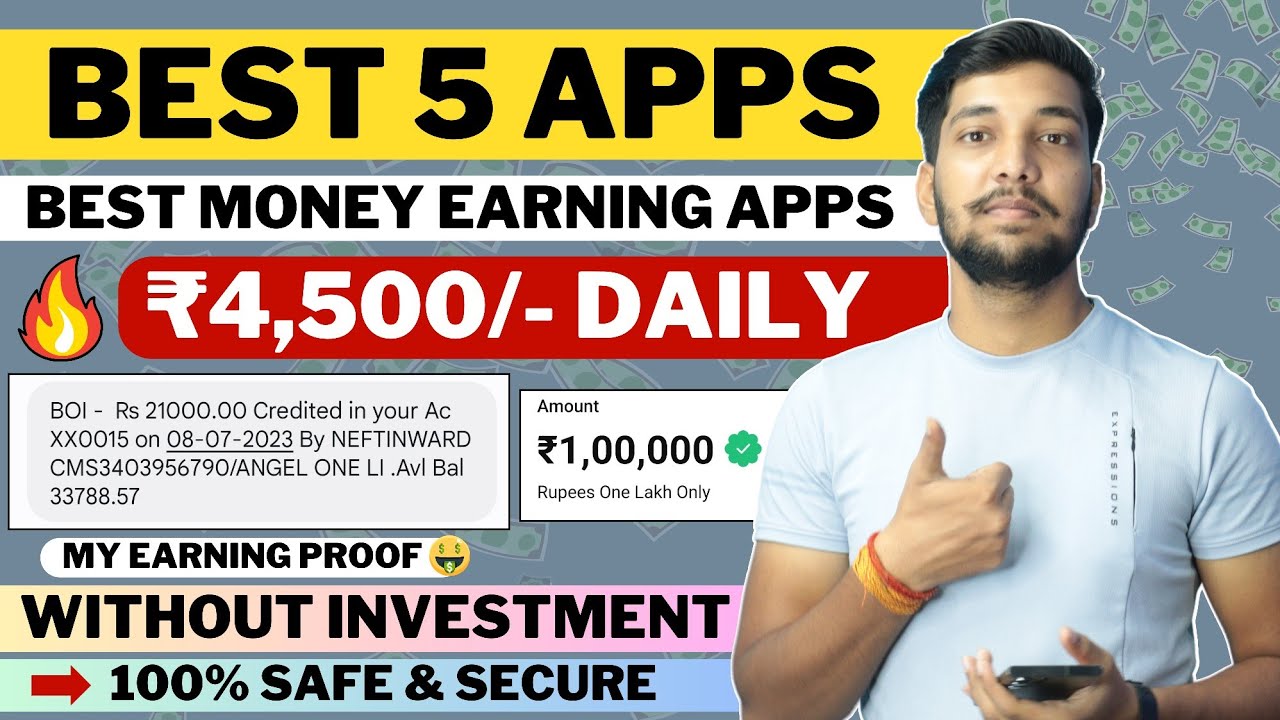 The best application to earn money without investment  Earning applications  Online earning application  Earning application