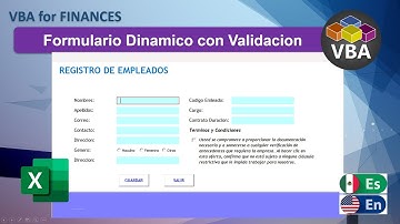 Formulario Dinamico con VBA Excel
