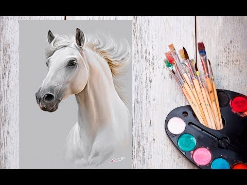 Рисуем лошадь 1/2