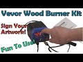 Signing Your Work! 👀 Vevor Wood-Burning Kit - Not Wood Turning