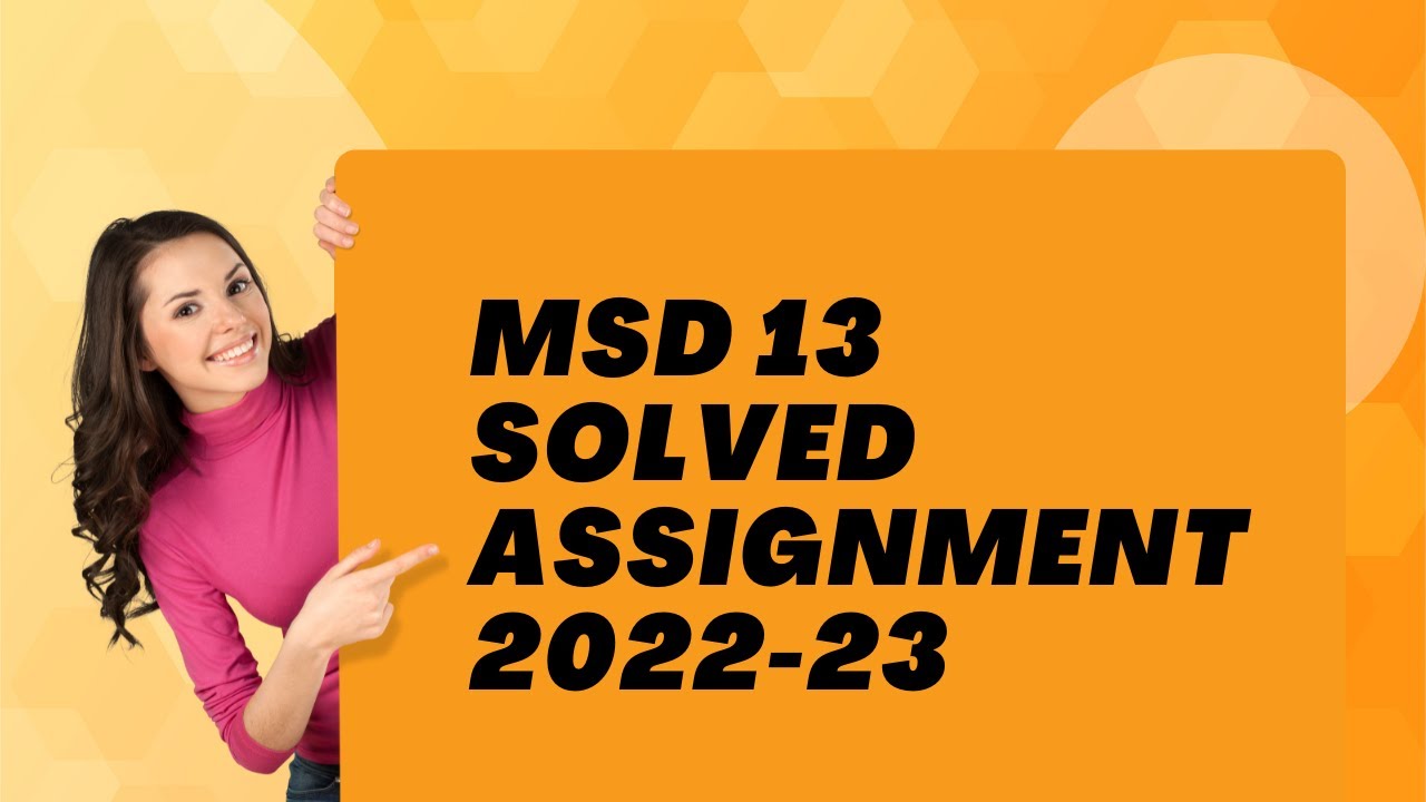 msw 13 solved assignment