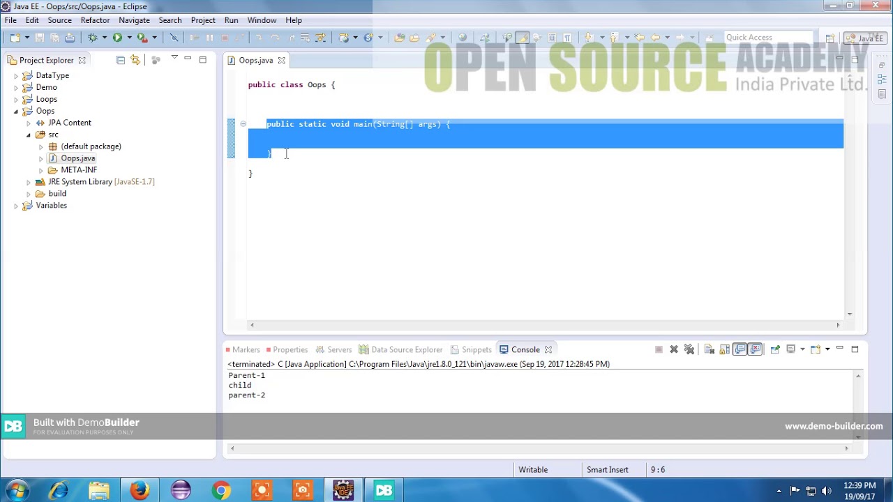 Class Objects And Methods In Java Java Tamil Tutorials Youtube