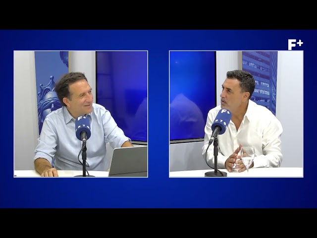 Marcelo Fernández con Ariel Morales Antón