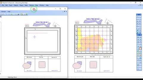 PXTsoft - Tool Mapinfo biên tập bản đồ theo template bất kỳ