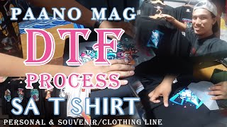 "PAANO MAG DTF T SHIRT PRINTING" STEP By STEP PROCESS for personal & souvenir clothing merchandise