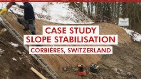 Platipus Case Study - Slope Stabilisation - Corbières, Switzerland