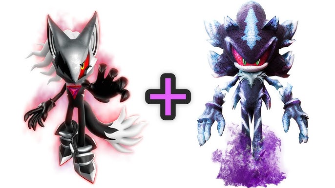 N0thingbutN0nsense on X: Shadow x Silver fusion I scribbled and then paint  filled the colors lol  / X