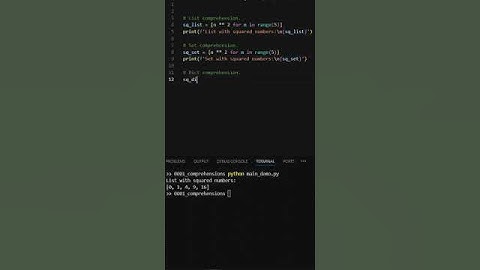 Python Comprehensions in 30 Seconds!