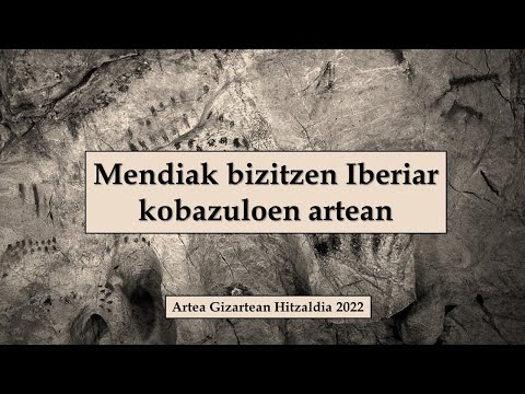 Mendiak bizitzen Iberiar kobazuloetan – 2022ko Artea Gizartean Hitzaldia