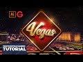 Illustrator Tutorial | Texto 3D Estilo Casino | Casino Style 3D Text