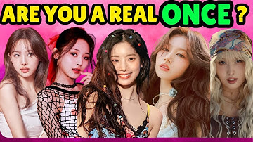 TWICE QUIZ 💖|  ONLY REAL ONCE CAN PERFECT | 💜 KPOP GAME