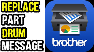 Reset Replace Part Drum Message in Brother Printer | Reset Drum Unit in Brother Printer