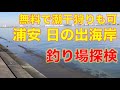 無料で潮干狩りもできる！浦安日の出海岸 釣り場探検