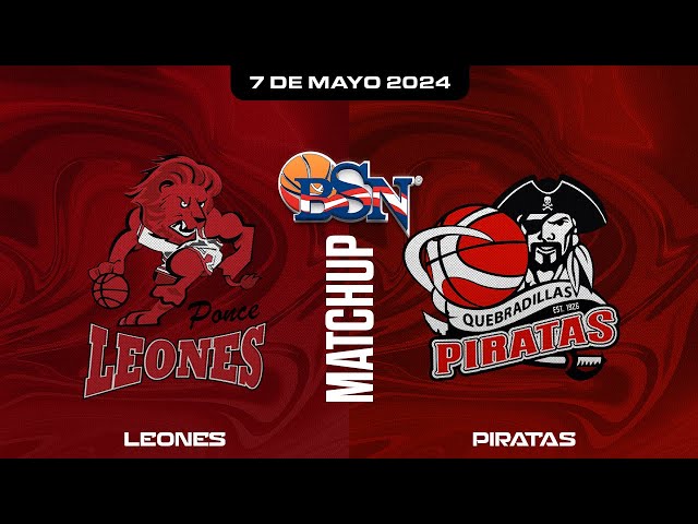 Leones de Ponce vs. Piratas de Quebradillas - BSN2024