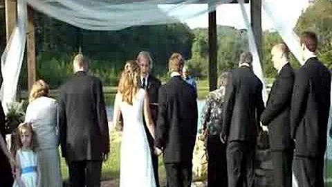 Sarah Priddy - Matt Johnson Part 1 wedding ceremony