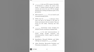 CIT-002    DECEMBER-2022 QUESTION PAPER IGNOU