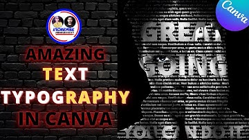 How to create your own Typography by using Canva and Photopea in any Image