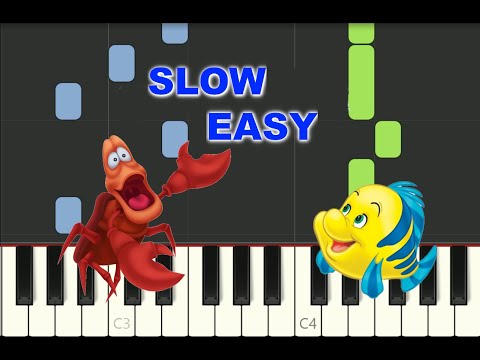 Mako Mermaids Theme Song (Slow Easy Medium) Piano Tutorial 4K 