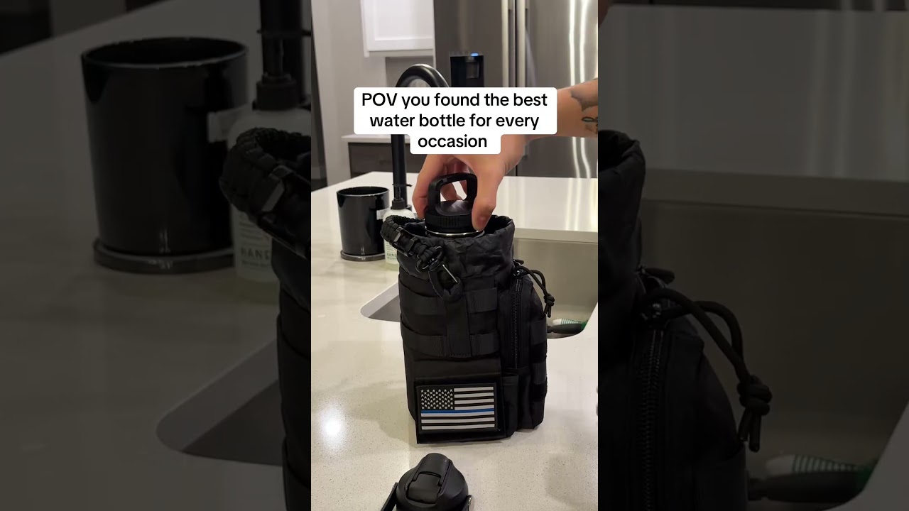 Tactical water bottle 