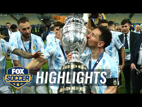 Messi captures elusive first international tournament title | 2021 Copa América Highlights