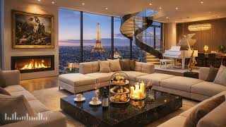 Eiffel Tower at night – Relaxing Focus Jazz  ♥️ Paris Executive Lounge ☕ screenshot 3