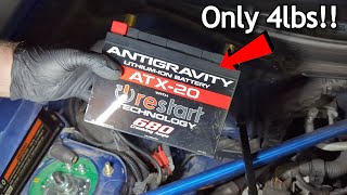 Lightweight Battery Install in My BRZ! (Antigravity ATX 20 + MeLe Design Battery Mount)