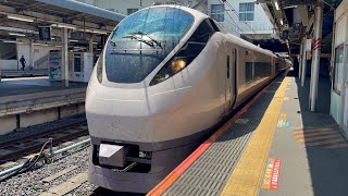 E657系ｶﾂK7編成が特急ときわ５７号勝田行きとして静かに上野駅8番線を発車するシーン（57M）2025.7.24.10:29
