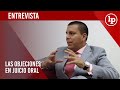 Las objeciones en juicio oral. Entrevista a Juan Carlos Portugal Sánchez