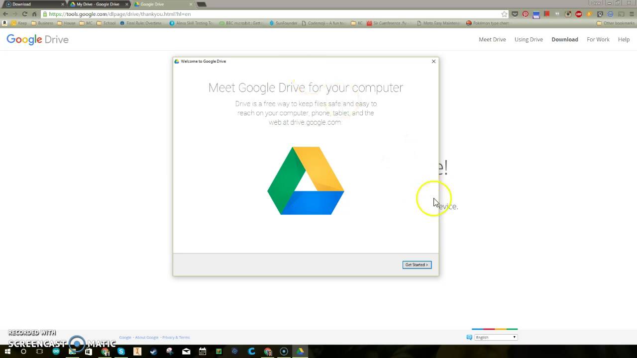 google drive download for pc