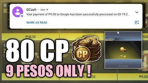 80CP for only 9 Pesos | Call of Duty Mobile Tricks | Free CP Codm