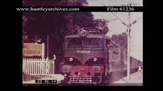 Railway Carriages Being Imported Into India, Early 1960S. Archive Film 61236