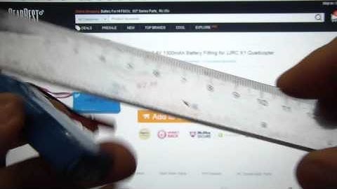 GearBest - 7.4V 1300mAh Battery Fitting for JJRC X1 Quadcopter