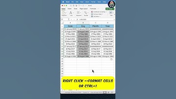 Excel Date Tricks You Wish You Knew Sooner #shorts