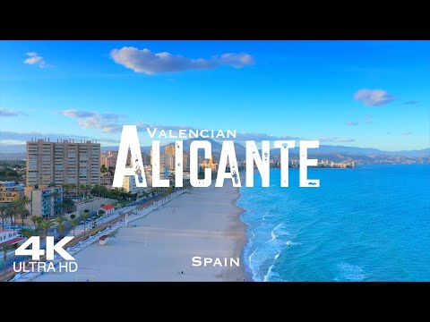ALICANTE 2024  🇪🇸 Valencia Drone Aerial 4K Drones | Spain España