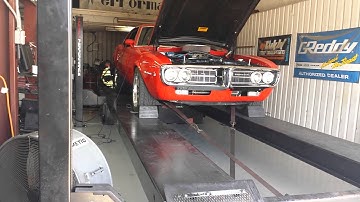 1967 Firebird 541 V8 Dyno Pull