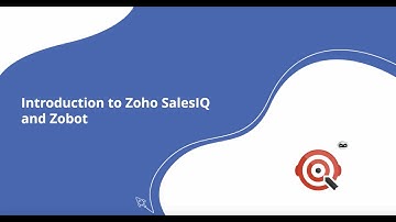 Zobot 101 - Part 1 - Introduction to SalesIQ and Zobot