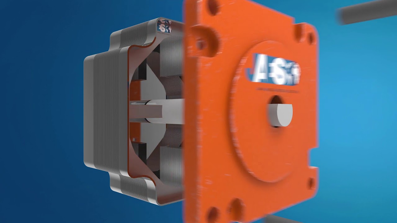 How do Hybrid Stepper Motor working - YouTube