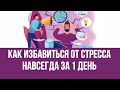 Как избавиться от стресса навсегда за 1 день. Как избавиться от переживаний и стресса в жизни!