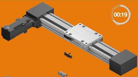 Quick exchange of drylin® liner on the rail