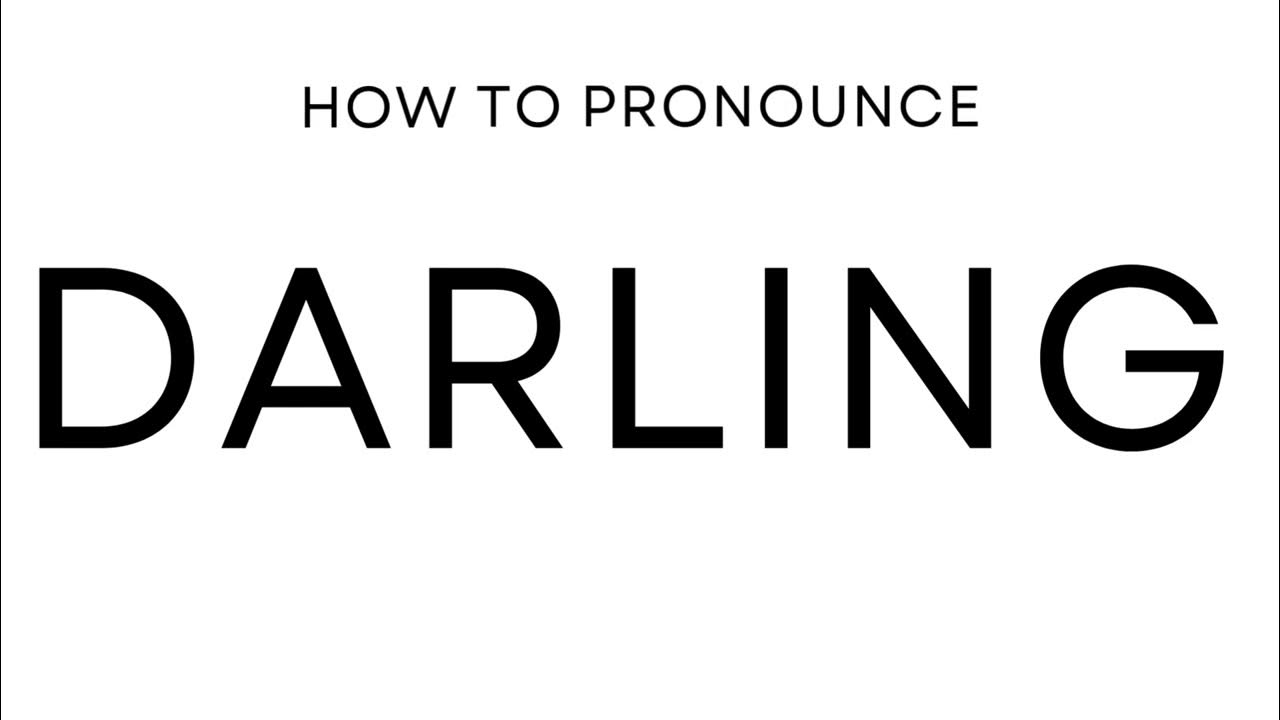 how-to-pronounce-darling-in-arabic-youtube