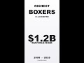 Richest Boxers (2000–2026) | Tyson Went BROKE, Mayweather Hit $1B! 🥊 #Shorts