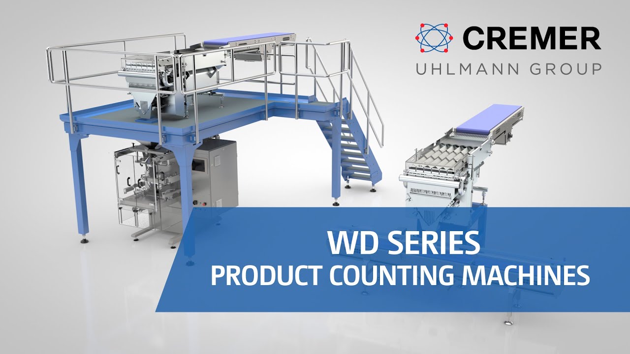 Cremer - WD Food product counting machine - YouTube